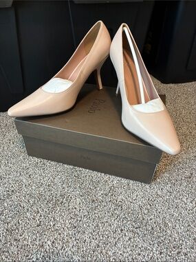 Paolo Pointed Toe Stiletto Pumps - Blush Nude